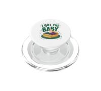 Anuncio de Embarazo I Got The Baby Revelar Mardi Gras PopSockets PopGrip para MagSafe