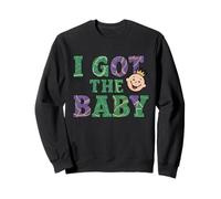 Anuncio de Embarazo I Got The Baby Revelar Mardi Gras Sudadera
