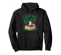 Anuncio de Embarazo I Got The Baby Revelar Mardi Gras Sudadera con Capucha