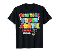 Anuncio de Embarazo para la Nueva mamá Que Pronto será tía 2027 Camiseta