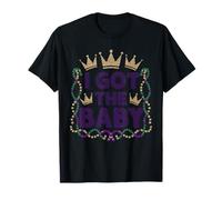 Anuncio de Embarazo We Got The Baby Revela Mardi Gras Camiseta