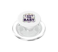 Anuncio de Embarazo We Got The Baby Revela Mardi Gras PopSockets PopGrip para MagSafe