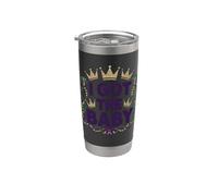 Anuncio de embarazo We Got The Baby Revela Mardi Gras Vaso térmico de acero inoxidable de doble pared