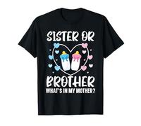 Anuncio de Hermana o Hermano ¿Qué Hay en mi Madre bebé Camiseta