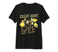 Anuncio de la tía de la Abuela a la Abeja bebé Que Espera tía Camiseta Premium