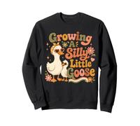 Anuncio Divertido de Embarazo Growing A Silly Little Goose Sudadera