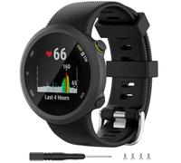 Anuoli Compatible con Garmin Forerunner 45, correa de repuesto de silicona para Garmin Swim2 / Forerunner 45 / Forerunner 45S Smartwatch.