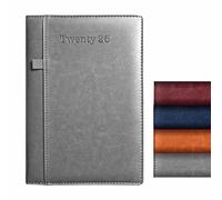 Anupam Exec - Agenda 2026 con fechas, A5 (21 x 14 cm), 80 g/m², página completa por día, calendario mensual, agenda de Año Nuevo de 365 días, soporte para bolígrafos, cubierta de piel sintética