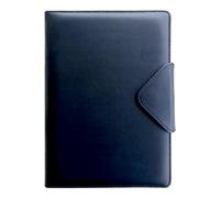 Anupam Flynn - Cuaderno rayado A5 de 192 páginas, 80 g/m², forrado de piel esponjosa, cubierta de poliuretano texturizado, con cierre magnético, para ingeniería, toma de notas y escritura en la