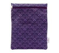 ANVAL Funda para libro, Impermeable, con cremallera, bolsillo exterior - Protección para libros, Adaptable a cualquier grosor, Funda libro papel - Forro libro tela estampada (167)