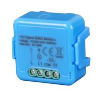 Anvek ZigBee Mini Smart Switch, interruptor de luz de 1 vía para módulo de relé, no requiere cable neutro, control por voz con Alexa y Google Home, aplicación Smart Life (1)
