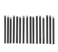 Anvil Chisel Equipment Kit Professional Jewelry Making Tools for Carving Engraving Goldsmithing Metal Stainless Steel (16 packs)
