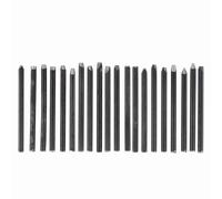 Anvil Chisel Equipment Kit Professional Jewelry Making Tools for Carving Engraving Goldsmithing Metal Stainless Steel (20Pcs)