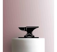 Anvil - Decoración acrílica para tartas, 7 pulgadas de ancho, color rosa