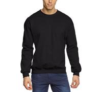 Anvil, Sudadera regular fit con cuello redondo de manga larga para hombre, Negro (Black), XXX-Large