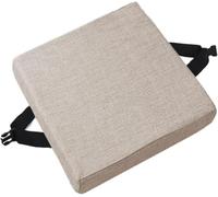 ANWEALTH Cojín de Asiento Cuadrado de 3/5/8 Cm de Grosor Cojín de Taburete Cuadrado Cojín Circular para Silla con Funda Extraíble para Sillas de Bar de Cocina y Comedor (Color 2 40 X 40 X 3 Cm)