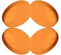 ANWEALTH Juego de Cojines Redondos para Silla de Bistró para Exteriores 2/4 11/15/13 Gruesos Impermeables Redondos para Muebles de Exterior (C12,40 cm/15 Pulgadas 4 Unidades)