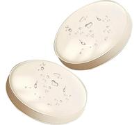 ANWEALTH Juego de Cojines Redondos para Silla de Bistró para Exteriores 2/4 11/15/13 Gruesos Impermeables Redondos para Muebles de Exterior (C1 30 cm/11 Pulgadas 2 Unidades)