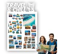 Anwicar Pizarra Magnética - Tablero Magnético con Diseño de Animal - Ideal para Imanes y Notas - Pizarra Magnética para Escribir - incl. kit de Montaje - Blanco - 50x80 cm