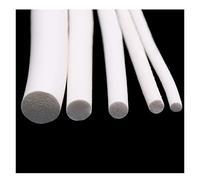 ANWUYANG Tira De Esponja De Goma De Silicona, Tiras De Sellado Blanco, Sello De Barra De Soporte De Espuma Circular Cerrada, 1pcs (Width : 7mm 1M)