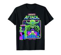 Anxiety Attack Sarcastic Retro Vintage Funny Adult Humor Camiseta