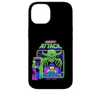 Anxiety Attack Sarcastic Retro Vintage Funny Adult Humor Carcasa para iPhone 14