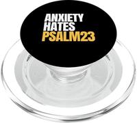 Anxiety Hates Psalm 23 Bible Verse to Memorize by Heart PopSockets PopGrip para MagSafe