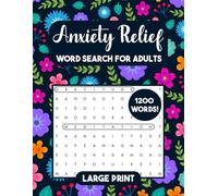 Anxiety Relief Word Search for Adults: Calm and Mindful Puzzles