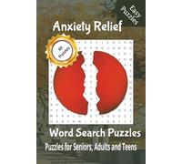 Anxiety Relief Word Search Puzzle Book: Word Search with Easy to Read Print about Anxiety Relief, Mindfulness, Mental Wellness, and More | 6x9 inches ... Gift for Vacations, Holidays, and Free Times