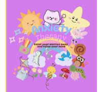 Anxiety Therapy with Animals Coloring Book: Didactic pages to calm anxiety with animals. For children 3-8 years old