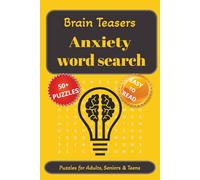 Anxiety Word Search Puzzle Book: Word Searches with Easy to Read Print about Anxiety, Calm, Stress Relief and More | 6x9 inches, 110 pages | 50+ Puzzles … Gift for Vacations, Holidays and Free Times