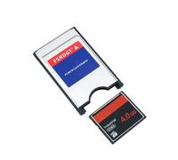 ANXILE 1 tarjeta de memoria flash compacta Extreme de 4 GB y 1 adaptador de tarjeta de PC, tarjeta CF UDMA de alta velocidad