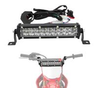 AnXin Barra de luz para Pit Bike de doble fila de 8 pulgadas 10-30 V LED Kit universal para manillar de 7/8 pulgadas YZ125 YZ250F WR250F KLX110 CRF110F RM125 TTR110 CRF230F CRF250R Dirt Bike Motocross