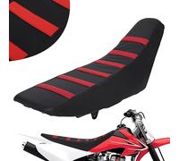 AnXin Funda universal de goma suave para asientos de motocicletas cross como SX CRF KXF RM YZ YZF KLX 125-250-150-200-250-350-450 Dirt Pit Bike Off Road Rojo