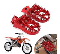 AnXin Pedales de reposapiés para motocicleta para Honda CR125 CR250 1995 1996 1997 1998 1999 CR500 1995-2005 YZ125 YZ250 WR400 97 98
