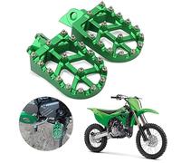AnXin Reposapiés CNC MX para Kawasaki KX65 00-19 KX80 98-00 KX85 01-19 KX100 98-19 Suzuki RM65 03-05 RM100 03-03, color verde