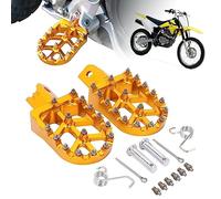 AnXin Reposapiés reposapiés universales CNC colorido para Hon.da CRF XR 50 70 110 M2R SDG DHZ SSR KAYO Pit Bike de color dorado