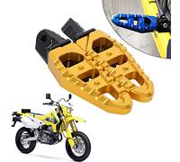 AnXin Reposapiés trasero para motocicleta DRZ400S 00-19 DRZ400SM 05-19 GSXR600 97-00 GSXR750X 96-99 GSF600S 96-99 SV650/S 99-02 TL1000S 977-01 TLL. Oro 1000R 97-03