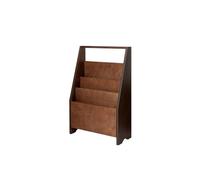 anxinda Revistero, Revistero de Madera Maciza, estantería pequeña de Estilo Vintage for cafetería, Estante de Almacenamiento contra la Pared,para Libros, folletos, revistas, periódicos, cómi