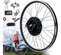 ANXYYDS 20, 24, 26, 27.5, 28, 29, 700c Inch Kit de conversión de Bicicleta eléctrica Rueda Trasera Rueda Libre Kit de Bicicleta eléctrica Botor de Cubo de Bicicleta eléctrica 36V/500W-20inch