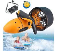 ANXYYDS 300 W/500 W bajo el Agua, potenciadores de natación de Buceo de 3,7 mph, hélice subacuática eléctrica Impermeable de Doble Velocidad para Buceo, Aventuras en la Piscina 300W-2battery
