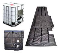 ANXYYDS Calentador de Barril de tonelada IBC, Manta calefactora para Tambor de 4000 W, Calentador para Tambor de Aceite de 275 galones (1000 L), Controlador de Temperatura de 0 a 150 ℃ B