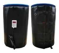 ANXYYDS Calentador de bidón con termostato, Calentador de bidón IBC de 200 l, Manta calefactora de bidón IBC de Aceite de 1300 W, 0-150 ℃, con termostato B