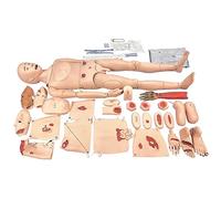 ANXYYDS Maniquí de Entrenamiento de Habilidades de enfermería, maniquí de demostración multifunción de tamaño Natural de Cuerpo Completo para Cuidado Masculino Paciente Modelo Humano