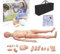 ANXYYDS Maniquí Masculino Y Femenino para Entrenamiento De Enfermería Modelo Anatómico Humano para Enfermería Entrenamiento Médico 170 Cm del Simulador De Paciente Cuidado del Paciente Man