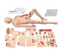 ANXYYDS Maniquí Multifuncional para atención de traumatismos, maniquíes simuladores de tamaño Natural, simula Quemaduras, laceraciones, contusiones, fracturas Abiertas, para enfermería