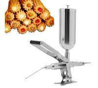 ANXYYDS Máquina de llenado de Churros Manual Máquina de llenado de Churros españoles de 5 litros Máquina de llenado de donas de Acero Inoxidable Máquina de Frutas Latinas Long