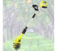 ANXYYDS Rotavator eléctrico 20V 2Ah Batería de Litio Cultivador inalámbrico con Cuchillas Rotavators para el jardín 65 Manganeso Jardín eléctrico Tiller Tiller Rotavator para adjudicación