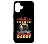Any Man Can Be A Father Bullmastiff Daddy Funny Dog Lover Carcasa para iPhone 16