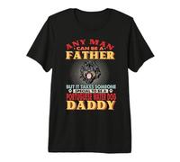 Any Man Can Be A Father Portuguese Water Dog Daddy Dog Lover Camiseta Premium